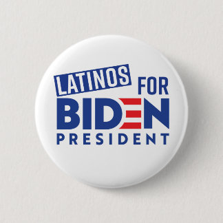 Badge Rond 5 Cm Bouton rond Latinos Pour Joe Biden