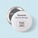 Badge Rond 5 Cm Bouton rond Nom de l'employé Étiquette Logo de l'e<br><div class="desc">Personnalisez facilement notre bouton d'étiquette de nom rond avec votre propre logo d'entreprise, nom de l'employé, titre professionnel ou autre texte personnalisé. Disponible sous la forme d'un bouton rond ou d'un bouton carré. Le bouton rond est disponible en 6 tailles : 1, 25 pouces, 2, 25 pouces, 3 pouces, 4...</div>