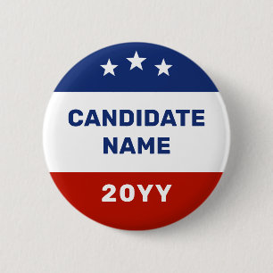 Badge Rond 5 Cm Bouton rond personnalisé pour campagne électorale