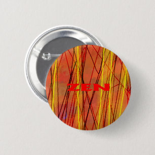 Badge Rond 5 Cm Bouton rond standard de fil rouge zen