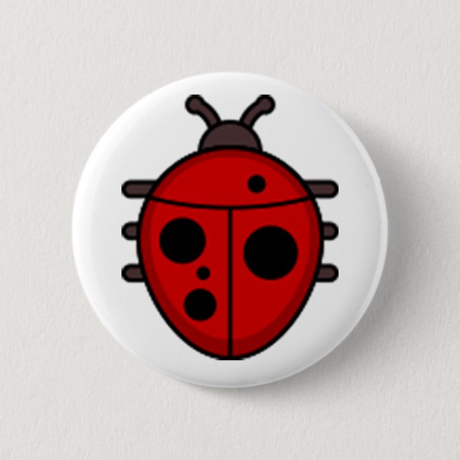 Badge Rond 5 Cm Bouton rond standard de Ladybird (Devant)