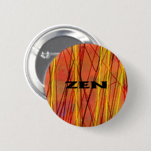 Badge Rond 5 Cm Bouton rond standard en fil noir zen