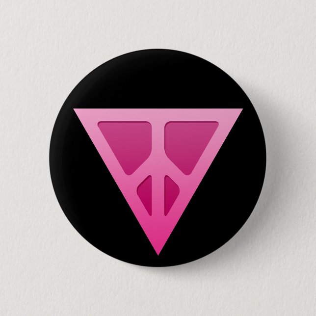 Badge Rond 5 Cm Bouton rond Triangle Q-Paix (Devant)