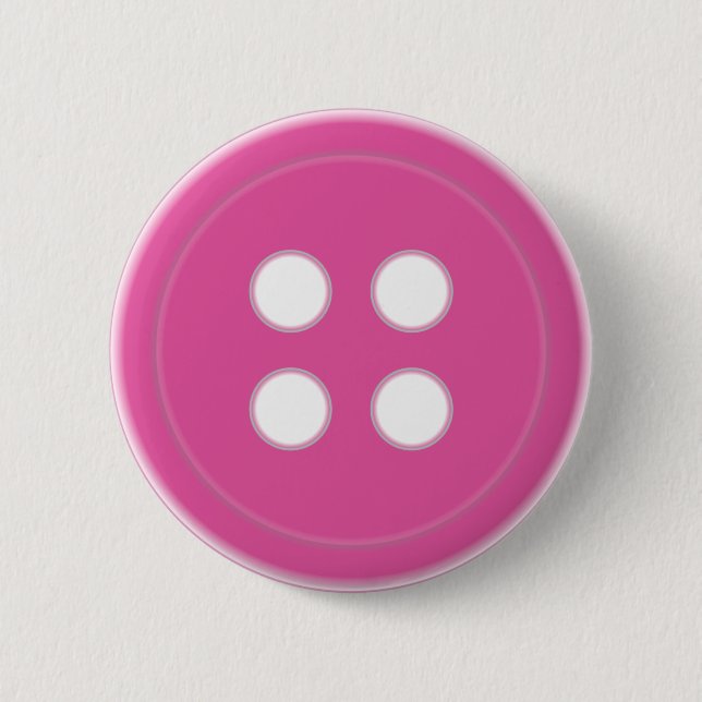 Badge Rond 5 Cm Bouton rose (Devant)