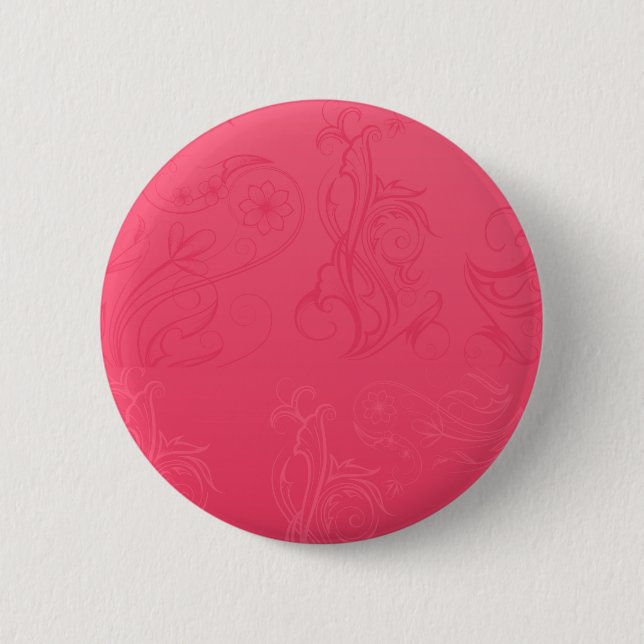 Badge Rond 5 Cm Bouton rose Abstrait (Devant)