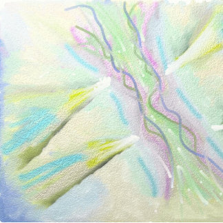 BADGE ROND 5 CM BOUTON ROSE BLISS