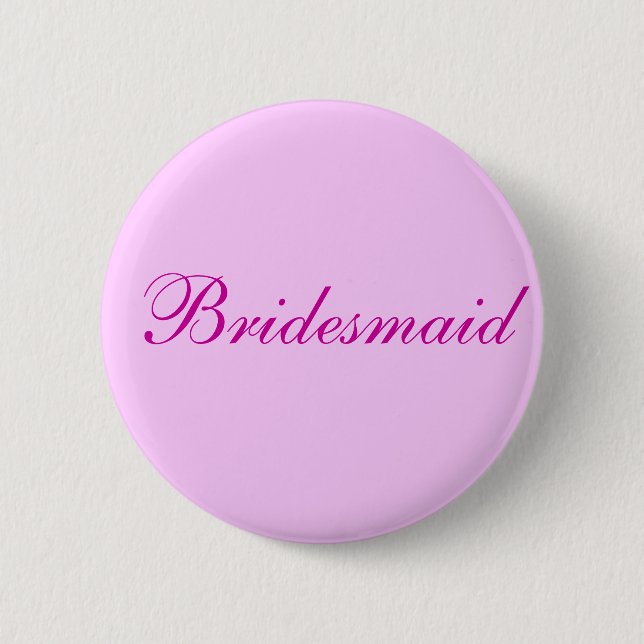 Badge Rond 5 Cm Bouton rose de la servante (Devant)