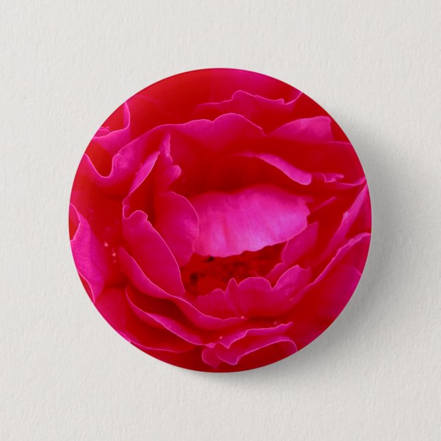 Badge Rond 5 Cm Bouton rose - Personnalisable (Devant)