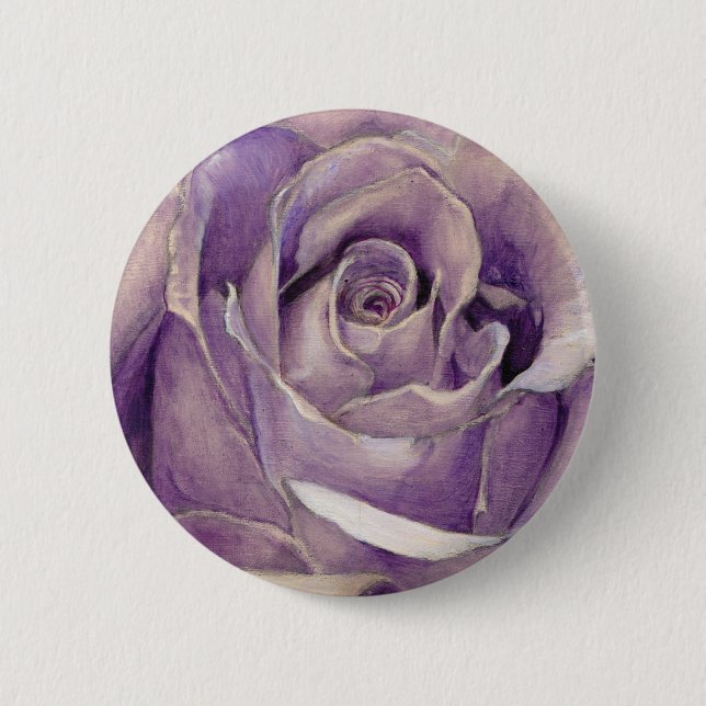 Badge Rond 5 Cm Bouton Rose violet (Devant)