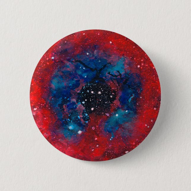 Badge Rond 5 Cm Bouton Rosette Nebula (Devant)