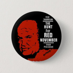 Badge Rond 5 Cm Bouton rouge de novembre