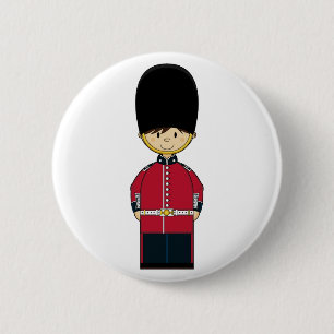 Badge Rond 5 Cm Bouton royal britannique de garde