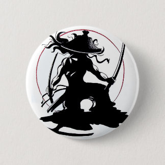Badge Rond 5 Cm Bouton samouraï