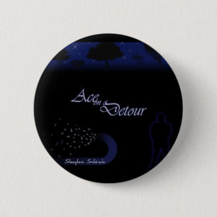 Badge Rond 5 Cm Bouton sans sommeil de solitude