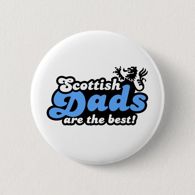 Badge Rond 5 Cm Bouton Scottish Dads (Devant)