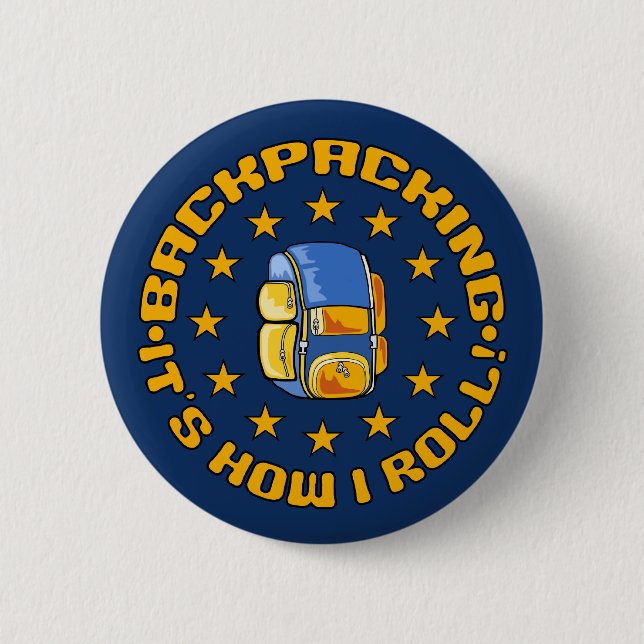 Badge Rond 5 Cm Bouton SE BALADANT (Devant)