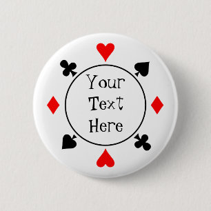Badge Rond 5 Cm Bouton Semences Poker
