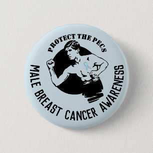 Badge Rond 5 Cm Bouton Sensibilisation au cancer du sein chez les 