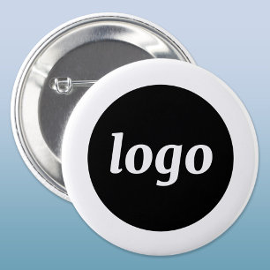 Badge Rond 5 Cm Bouton Simple Logo Business