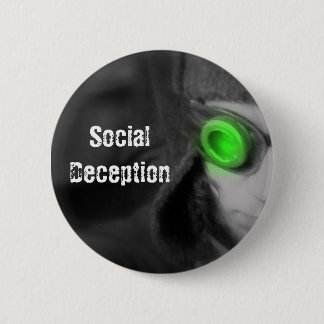 Badge Rond 5 Cm Bouton social de duperie