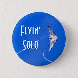 Badge Rond 5 Cm Bouton solo d'adhésion de Flyin