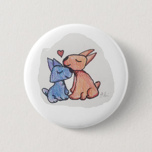 Badge Rond 5 Cm Bouton SomeBunnyLovesYou