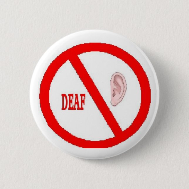 Badge Rond 5 Cm bouton sourd (Devant)