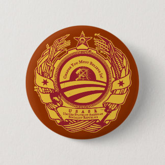 Badge Rond 5 Cm Bouton soviétique américain officiel de