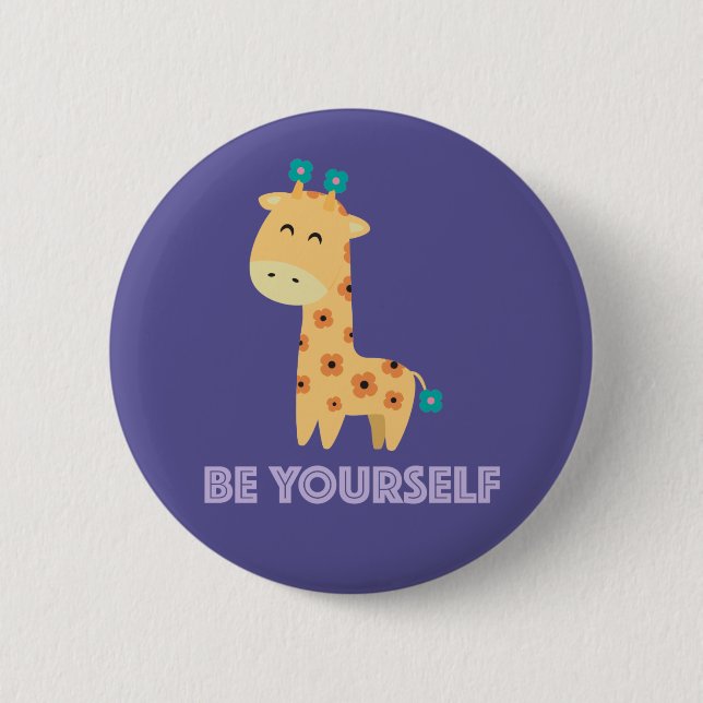Badge Rond 5 Cm Bouton Soyez vous-même (Devant)