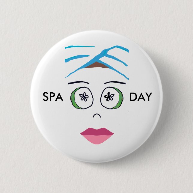 Badge Rond 5 Cm Bouton spa JOUR (Devant)