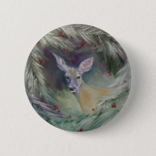 Badge Rond 5 Cm Bouton Spirit Woodland
