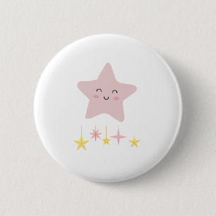 Badge Rond 5 Cm Bouton Starlight Dreamer