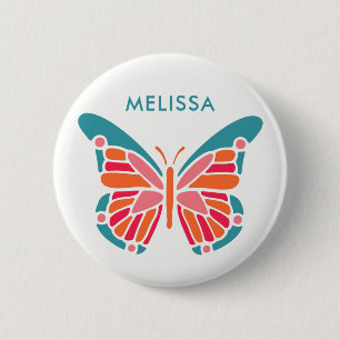 Badge Rond 5 Cm Bouton stylisé boutons de nom personnalisé