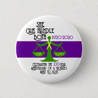 Badge Rond 5 Cm Bouton Suffrage