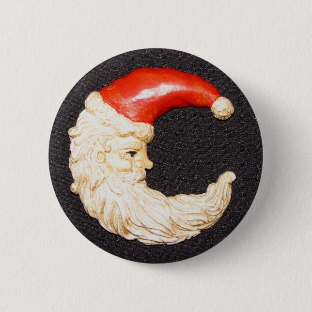 Badge Rond 5 Cm Bouton Super Cool Classic Round Santa Claus (Devant)