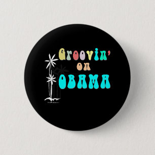 Badge Rond 5 Cm Bouton super d'Obama