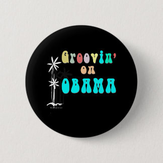 Badge Rond 5 Cm Bouton super d'Obama