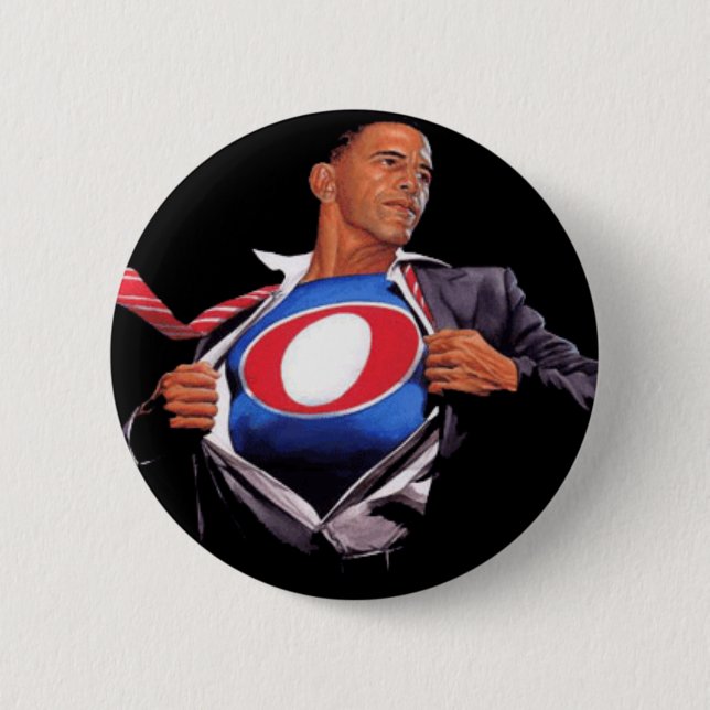Badge Rond 5 Cm Bouton superbe d'Obama (Devant)