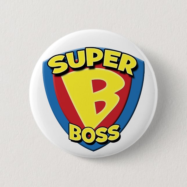 Badge Rond 5 Cm Bouton superbe du patron 2008 (Devant)