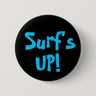 Badge Rond 5 Cm bouton surf UP !