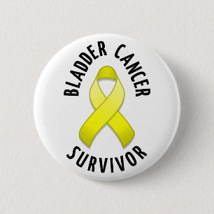 Badge Rond 5 Cm Bouton Survivant du cancer de la vessie