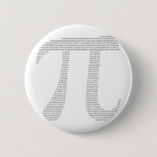 Badge Rond 5 Cm Bouton Symbole Pi