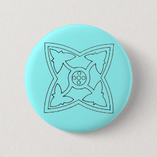 Badge Rond 5 Cm Bouton Symboles chrétiens