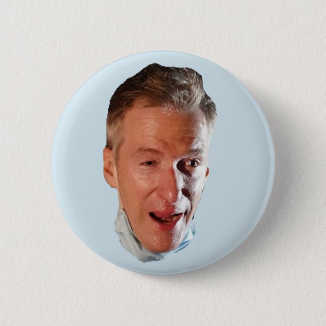 Badge Rond 5 Cm Bouton Tear Gas Ted (Devant)
