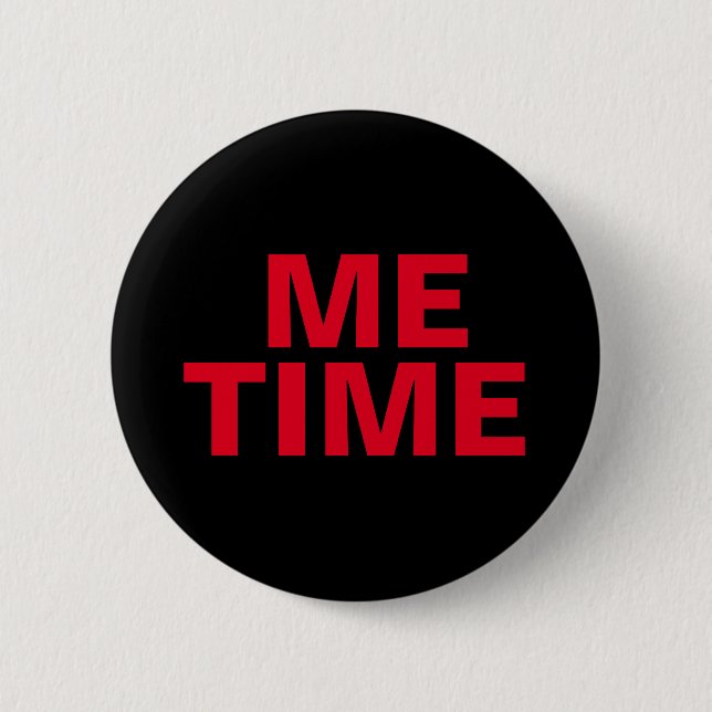 Badge Rond 5 Cm Bouton Temps Me (Devant)