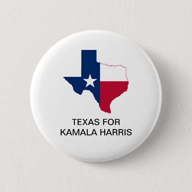 Badge Rond 5 Cm Bouton TEXAS pour Kamala Harris 2020 (Devant)