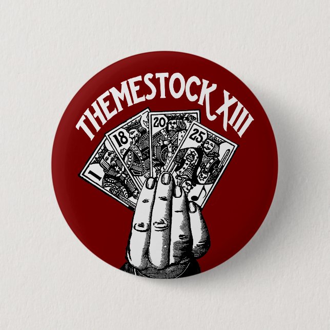 Badge Rond 5 Cm Bouton Themestock XIII (Devant)