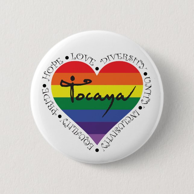 Badge Rond 5 Cm Bouton Tocaya Pride Vous-même Express (Devant)