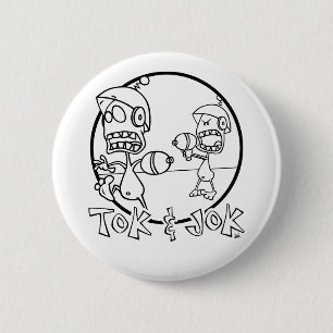 Badge Rond 5 Cm Bouton Tok & Jok