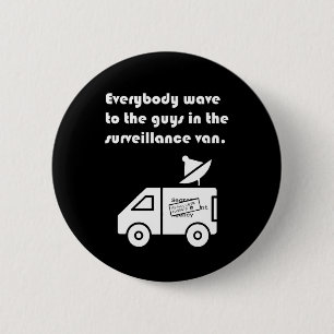 Badge Rond 5 Cm Bouton "Tout le monde agite..."